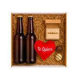 Caja plus HASTA EL FIN DEL MUNDO blanca - 2 medidas - Pack x10
