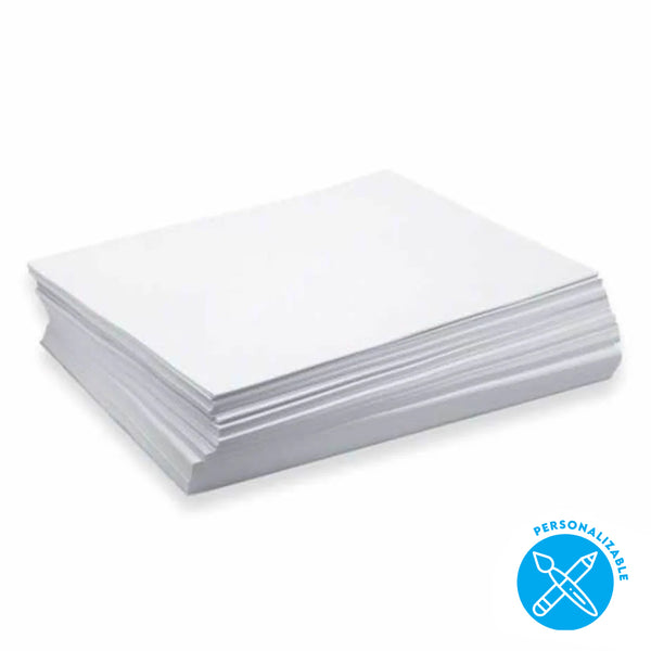 Papel sulfito blanco cortado - 2 medidas - Precio x kilo