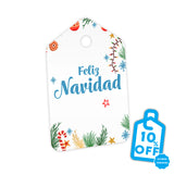 Tags Decorativos Navidad #4 - 5x7,5cm - Pack x5