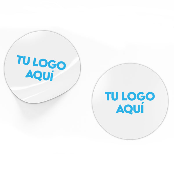 Adhesivos de Papel personalizados - 4cm - pack x 140
