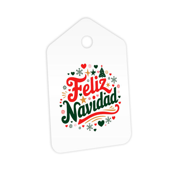 Tags Decorativos Navidad #1 - 5x7,5cm - Pack x5