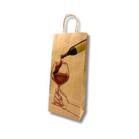 Bolsa para vino 15x35 (8 FUELLE) - Diseño #4 - Pack x20