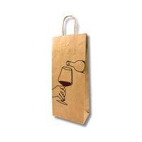 Bolsa para vino 15x35 (8 FUELLE) - Diseño #9 - Pack x20
