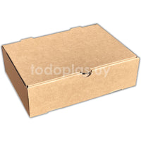 Caja delivery chivito grande marron 28x20x8cm