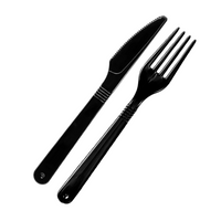 kit de cuchillo y tenedor fuertes envasados para comidas completas