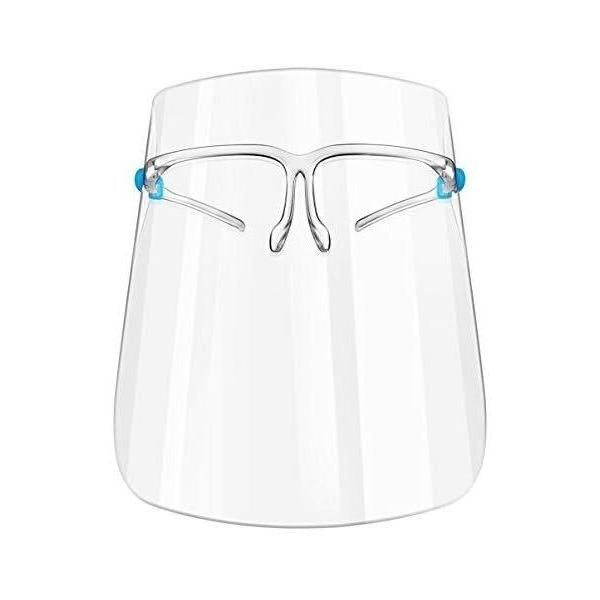 Protector facial con lentes